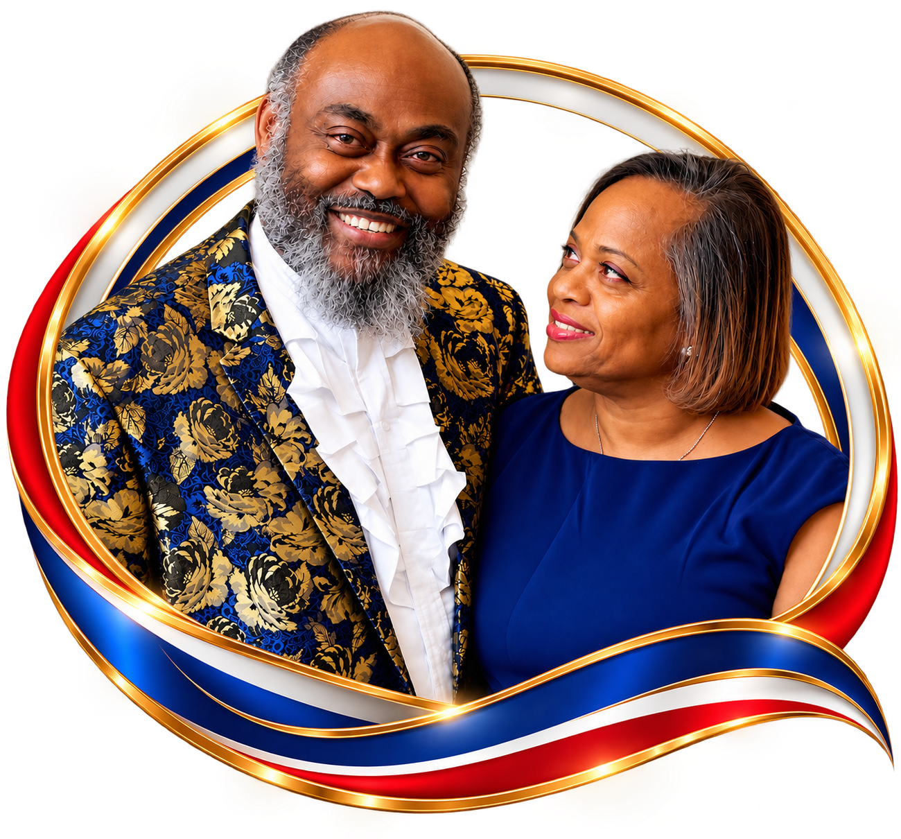 Dr. Bishop Jean Valentin and his wife, Chairman of the National Haitian Convention